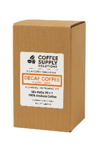 Colombian Decaf Liquid Coffee Concentrate – 64 oz Bag-in-Box (30:1 Ratio)