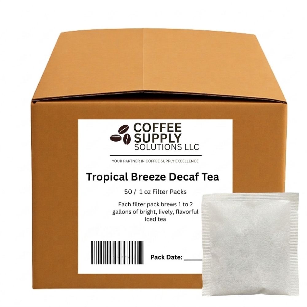 Tropical Breeze Decaf Iced Tea – 1 oz Filter Packs, 50 Count