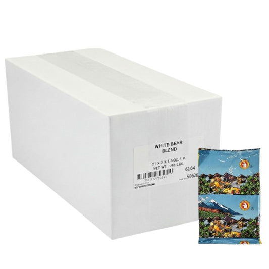 White Bear Regular Coffee Filter Packs – 42 Count 1.5 oz Medium Roast